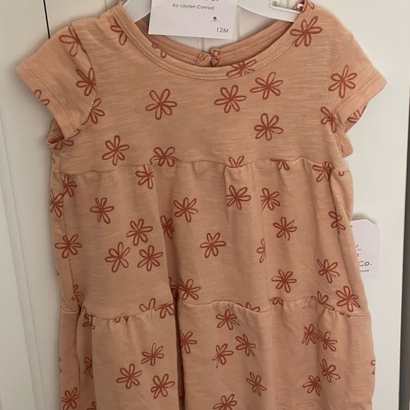 LC Lauren Conrad Orange Flutter Sleeve Sundress - Picture 1 of 7
